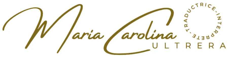 Signature de Maria Carolina CULTRERA, traductrice-interprète